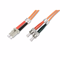 Digitus Câble de brassage multimode à fibre optique, LC / ST, 10 m, I-VH, OM2, LC, ST