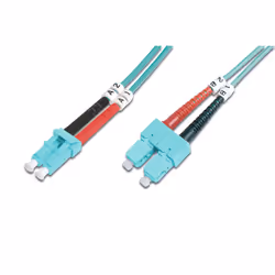 Digitus Câble de brassage multimode OM 3 à fibre optique, LC / SC, 10 m, I-VH, OM3, LC, SC