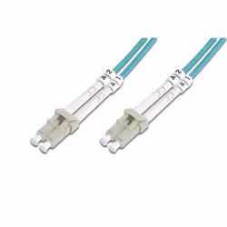 Digitus Câble de brassage multimode OM 3 à fibre optique, LC / LC, 15 m, I-VH, OM3, LC, LC