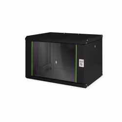 Digitus Boîtier de série Unique - 600 x 450 mm (lxp), Rack monté sur le mur, 7U, 100 kg, Verrouillage des touches, Noir