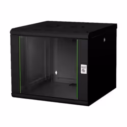 Digitus Boîtier de série Unique - 600 x 600 mm (lxp), Rack monté sur le mur, 9U, 100 kg, Verrouillage des touches, Rails de r ...