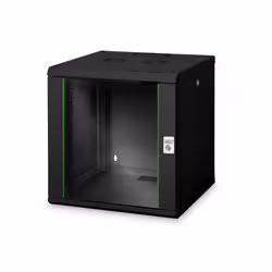 Digitus Boîtier de série Unique - 600 x 600 mm (lxp), Rack monté sur le mur, 12U, 100 kg, Verrouillage des touches, Rails de ...