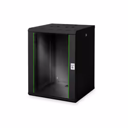 Digitus Boîtier de série Unique - 600 x 600 mm (lxp), Rack monté sur le mur, 16U, 100 kg, Verrouillage des touches, Noir
