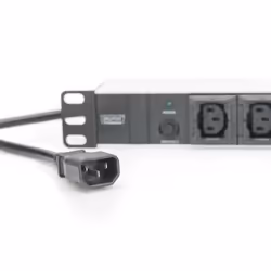 Digitus Bloc multiprise avec profilé en aluminium, 10 sorties, connecteur IEC C14 pour câble d’alimentation de 2 m