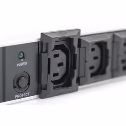 Digitus Bloc multiprise avec profilé en aluminium, 10 sorties, connecteur IEC C14 pour câble d’alimentation de 2 m