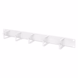 Digitus Panneau de rangement de câbles avec anneaux pour armoires de 483 mm (19 po), 1 UH, Acier inoxydable, Gris, 483 mm, 49 ...