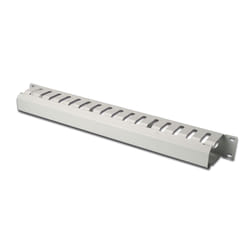 Digitus Panneau de guidage des câbles avec couvercle amovible pour armoires de 483 mm (19"), 1 U