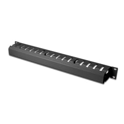 Digitus Panneau de guidage des câbles avec couvercle amovible pour armoires de 483 mm (19"), 1 U