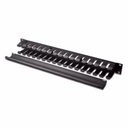 Digitus Panneau de guidage des câbles avec couvercle amovible pour armoires de 483 mm (19"), 1 U