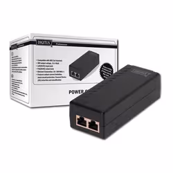 Digitus PoE Injector, 802.3af, 802.3af, 48 V, 15,4 W