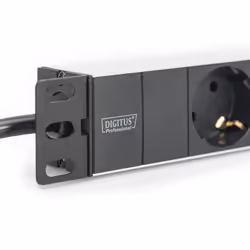 Digitus Bloc multiprise avec profilé en aluminium, prise électrique à contact de protection avec 3 sorties, connecteur à contact de protection pour câ - Vue supplémentaire 4