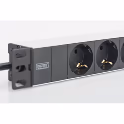 Digitus Bloc multiprise avec profilé en aluminium, prise électrique à contact de protection avec 3 sorties, connecteur à contact de protection pour câ - Vue supplémentaire 5