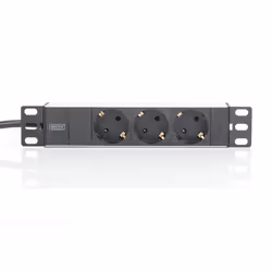Digitus Bloc multiprise avec profilé en aluminium, prise électrique à contact de protection avec 3 sorties, connecteur à contact de protection pour câ - Vue supplémentaire 6