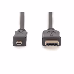 Digitus AK-330109-020-S câble HDMI 2 m HDMI Type D (Micro) HDMI Type A (Standard) Noir