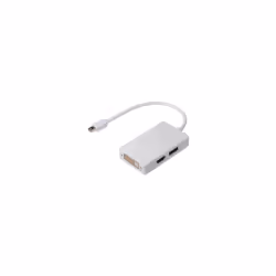 Digitus Adaptateur Mini DisplayPort - DisplayPort, HDMI + DVI, 0,2 m, Mini DisplayPort, DVI-D, Mâle, Femelle, Nickel