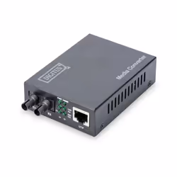 Digitus Convertisseur médias gigabit , RJ45 / ST, 1000 Mbit/s, 1000Base-T, IEEE 802.3, IEEE 802.3u, IEEE 802.3z, Gigabit Ethe ...