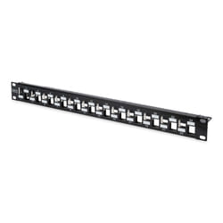 Digitus Panneau de brassage modulaire, 24 ports, échelonné