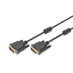 Digitus DVI-D 1m câble DVI Noir