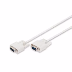 Digitus Câble de transfert de données, D-Sub9/M - D-Sub9/M, Beige, 2 m, DSUB, 9-pin, DSUB, 9-pin, Nickel, Chine