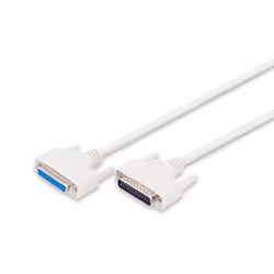 Digitus Câble de rallonge pour le transfert de données, D-Sub25/M - D-Sub25/F, Beige, 2 m, DSUB, 25-pin, DSUB, 25-pin, Mâle,  ...