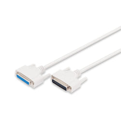 Digitus Câble de rallonge pour le transfert de données, D-Sub25/M - D-Sub25/F