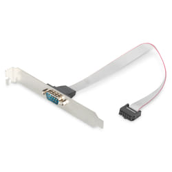 Digitus Cache de slot muni de câble adaptateur série, D-Sub9/M - IDC 2x5 broches/F