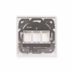 Digitus Boîtier vide pour modules Keystone, cadre de 80 x 80 mm + plaque centrale de 50x50 mm