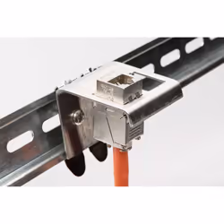 Digitus Adaptateur de profilés chapeau pour 1x module Keystone