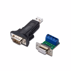 Digitus , USB 2.0, RS-485, 0,8 m, Noir