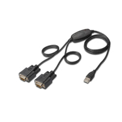 Digitus Adaptateur USB 2.0 vers 2 ports RS232