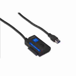 Digitus Adaptateur USB 3.0 vers SATA III, Noir, Chine, USB-SATA, Boîte, 6 Gbit/s, 1,2 m