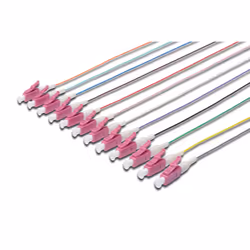 Digitus raccords flexibles colorés LC simplex OM4, 2 m, OM4, LC