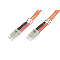 Digitus Câble de brassage multimode à fibre optique, LC / LC, 10 m, I-VH, OM2, LC, LC