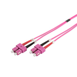 Digitus Câble de brassage multimode à fibre optique, OM4, SC / SC
