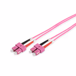 Digitus Câble de brassage multimode à fibre optique, OM4, SC / SC, 2 m, I-VH, OM4, SC, SC