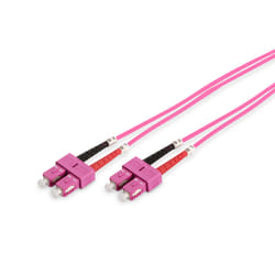Digitus Câble de brassage multimode à fibre optique, OM4, SC / SC