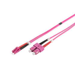 Digitus Câble de brassage multimode à fibre optique, OM4, LC / SC