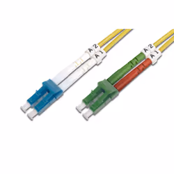 Digitus Câble de brassage monomode à fibre optique, LC (APC) / LC, 2 m, I-VH, OS2, LC, LC