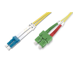 Digitus Fibre optique monomode PatchK SC (APC) vers LC (PC)