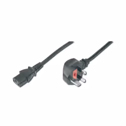 Digitus Cordon d'alimentation pour le Royaume-Uni, 1,8 m, BS 1363, IEC C13, H05VV-F3G, 250 V, 10 A
