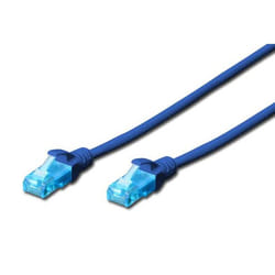 Digitus CAT 5e U-UTP 1.5 m câble de réseau Bleu 1,5 m Cat5e U/UTP (UTP)