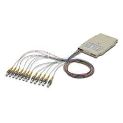 Digitus Cassette d’épissure avec 12 raccords flexibles, pré-montée, ST, OS2