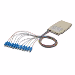 Digitus Cassette d’épissure avec 12 raccords flexibles, prémontée, SC, OM3, SC, Multicolore, Multimode, OM3, Chine