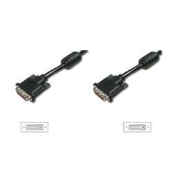 Digitus DK-320101-020-S câble DVI 2 m DVI-D Noir