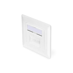 Digitus Prise réseau CAT 6A de classe EA, design compatible, blindé, montage encastré