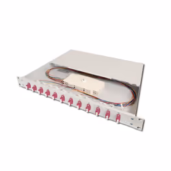 Digitus Boîtier d’épissure à fibre optique, 1 UH, équipé, LC, OM4, Panneau de gestion de câbles, Gris, Acier, 1U, Turquie, 48 ...