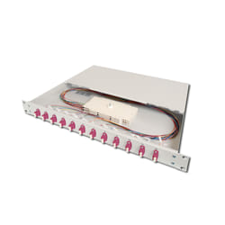 Digitus Boîtier d’épissure à fibre optique, 1 UH, équipé, LC, OM4