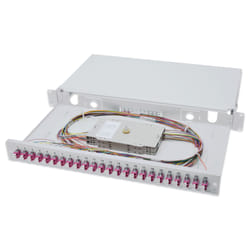 Digitus Boîtier d’épissure à fibre optique, 1 UH, équipé, LC, OM4