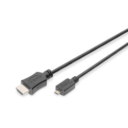 Digitus Câble de raccordement HDMI® High Speed 4K, type D vers type A