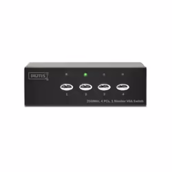 Digitus Commutateur VGA 4 ordinateur, 1 moniteur